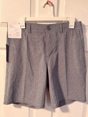 Goodfellow & Co Light Gray Flat-Front Men’s Swim Shorts